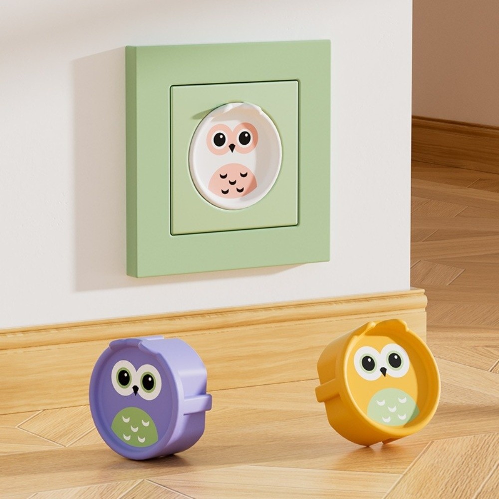 Outlet Cover Baby - 5 Stück Neue Weiche Silikon-Steckdosenabdeckungen, Anti-Stromschlag,
