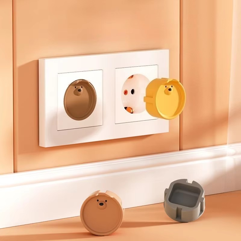 Outlet Cover Baby - 5 Stück Elektrische Sicherheits-Steckdosenschutzabdeckung Cartoon Baby